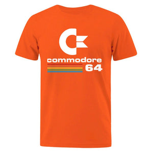 Men T-shirts 2019 Summer Commodore 64 Print T shirt C64 SID Amiga Retro Cool Design T-shirt Short Sleeve Top tee Mens Clothing