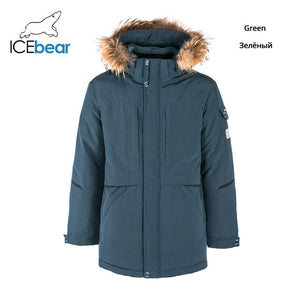 ICEbear 2019 New Winter Men's Coat Hooded Jacket High Quality Brand Men's Clothing MWD19805I