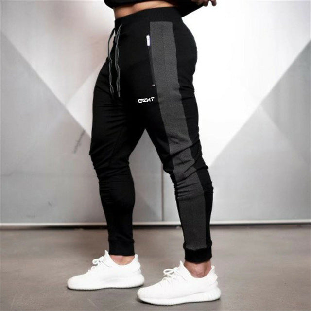 Men's High quality Brand Men pants Fitness Casual Elastic Pants bodybuilding clothing casual camouflage sweatpants joggers pants