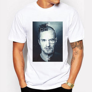 Promotion Breaking Bad Men T Shirts Retro T-Shirt TV Mr White Heisenberg Jessie Pinkman Funny Print Tees Short Sleeve Tops