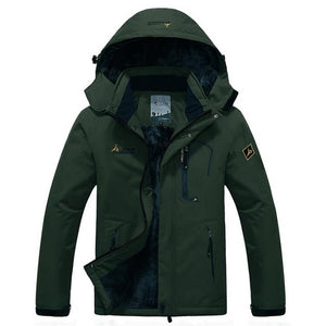 Winter Parka Men Windbreak Plus Velvet Thick Warm Windproof Fur Coats Male Military Hooded Anorak Jackets Men's Outwear Overcoat